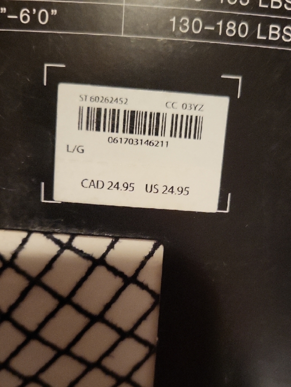 La SENZA Black Fishnet Tights - Classic Net Hosiery - Picture 2 of 8